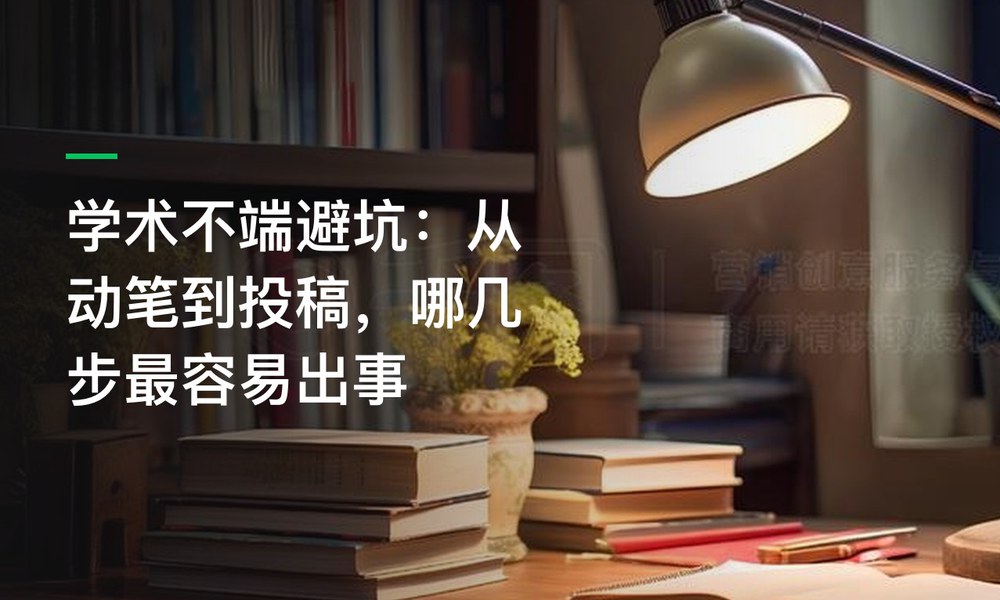 学术不端避坑：从动笔到投稿，哪几步最容易出事